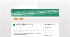 Desktop Screenshot of chorleywoodclassics.org