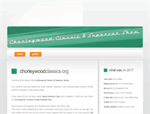 Tablet Screenshot of chorleywoodclassics.org